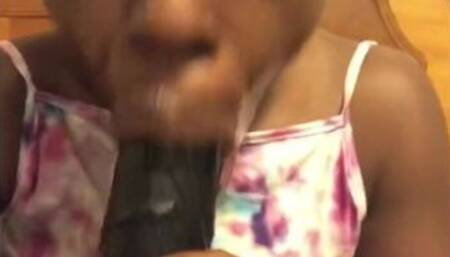 Sucking a Huge Dildo, Dreaming of Daddy