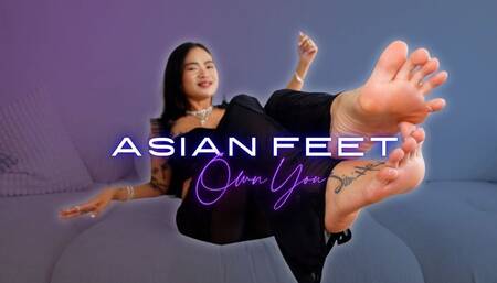 Asian feet own you