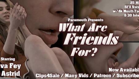 "What Are Friends For" SFX Vore Film