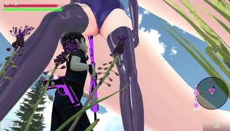 යෝද සෙක්සි කෙල්ලොන්ට එරෙහිව සටන් කරමු Resistance to Giantess Game Play in Sinhala [Part 02]