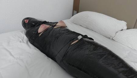 Wendy wrapped up with vibrator