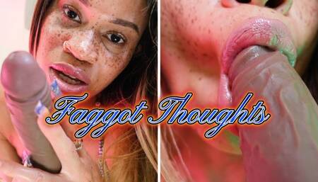 Faggot Thoughts- Ebony Femdom Goddess Rosie Reed- standard definition