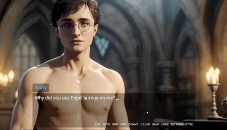 Hogwarts Lewdgacy [ Hentai Game PornPlay Parody ] Harry Potter and Hermione are playing with BDSM