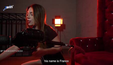 Dani Ortiz infiltrates BDSM room and reviews the FUCKING MACHINE