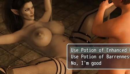 Peasant's Quest Gameplay #94 Pregnant Dark Elve Loves Being Fucked Deep and Hard!