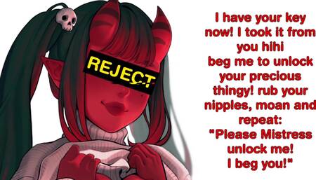 Meru Wraps You Around Her Finger as Her New Slave Hentai Joi (Femdom Censorship Chastity Nippleplay)