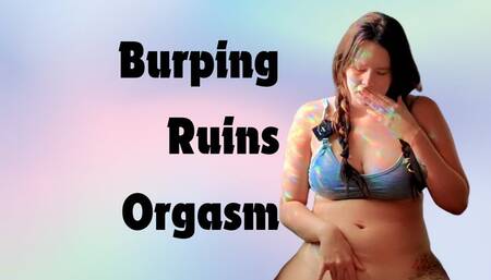 Burping Ruined Orgasm MP4