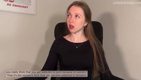 TASTE OF REJECTION Ruined Orgasm Glass CEI Humiliation English Subtitles