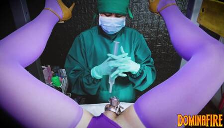 Nurse DominaFire Sounding Chastity Sissy