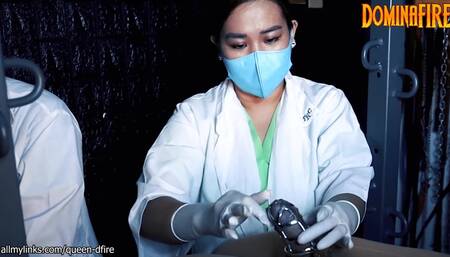 Medical CBT Sounding in Chastity