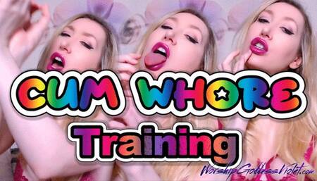 Cum Whore Training