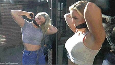 Daisy & Brook in: There’s Something off About That Butler: Sinister Twists & Malevolent Turns up at the House of Gagged Ladies! (WMV)