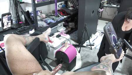 Strap on Stories- Daily Pegging Day 366 He Finishes His 366 Days so I Give Him a Present. 4K.