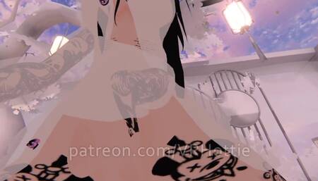 Thick Tattooed Angel Stops You At Gates Of Heaven For A Quick Ride Fuck VRChat POV Lap Dance