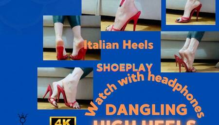 Shoeplay, dangling, toe pointing