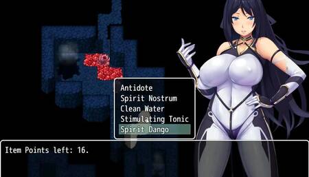 AyanoTheExorcist [Hentai Game] masturbating in a weird cave