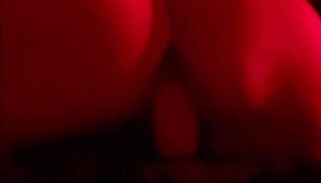 Slutty tight lesbian needs both holes filled. 8 in dildo and buttplug compilation