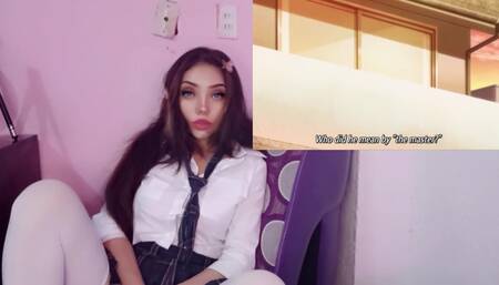 FUCK HIS GIRLFRIEND AND MAKE HER PREGNANT - Masturbating with hentai Daraku Reijou