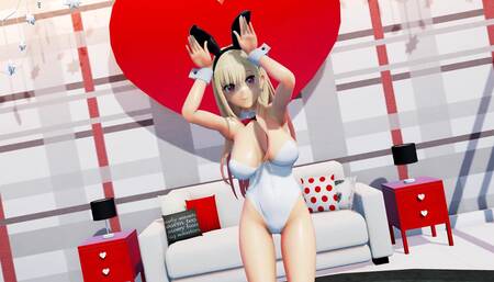 【4K / MMD R18】Kitagawa cute bunny