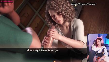 Porn game treasure of nadia! Scene with the very hot Emily who sucks a huge cock! sex game