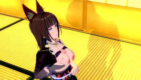 3D Hentai - Amagi - (Azur Lane / Koikatsu)