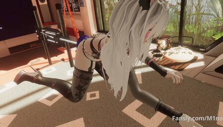 Getting Fucked With My Fuck Machine In VRChat