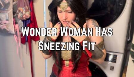 Wonder Woman Sneezing Fit 1080p