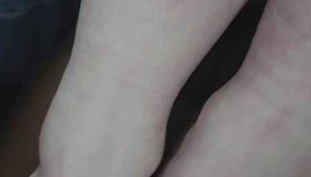 Nuts Crushed by Muscular Calves