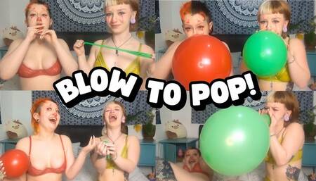 Giggle Gas Cute Clowns Blow to Pop