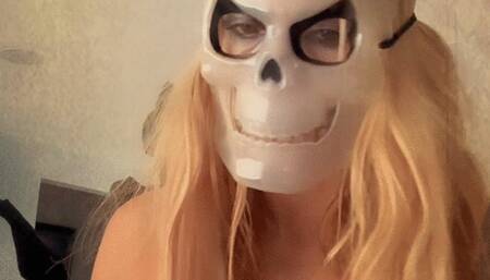 I’m seduced by The Dark Angel Skeleton and I Ride Him POV ALL NIGHT Big Wet Finish