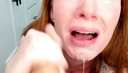 For Adam- POV Gagging Choking BJ xheidihoe heidiandfriends Big Boobs Redhead MILF Cam Girl Big Tits