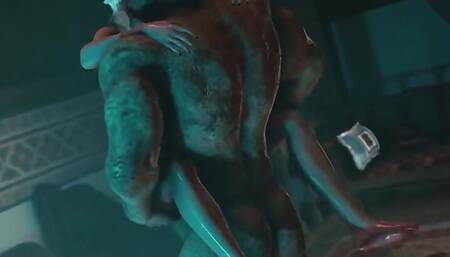 The Witcher Ciri Vs Orc (cube of Desires) by 26regionsfm (animation with Sound) 3D Hentai Porn Sfm