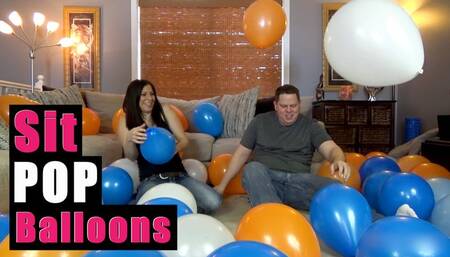 Kylie and Jett Sit Pop Balloons - REMASTERED - Kylie Jacobs - MP4 1080p HD