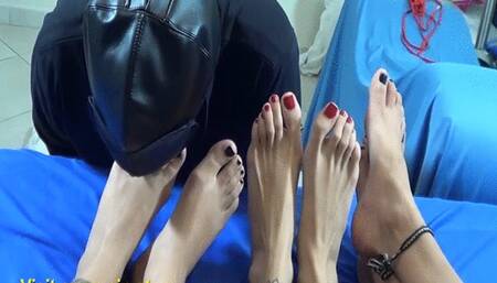 YOU NEED TO KNOW GUESS WHO IS WITH FEET IN YOUR MOUTH OR WE WILL PUNISH YOU
