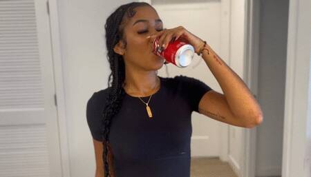 Gizelle Drinks Soda & Burps- VERBAL- MKV