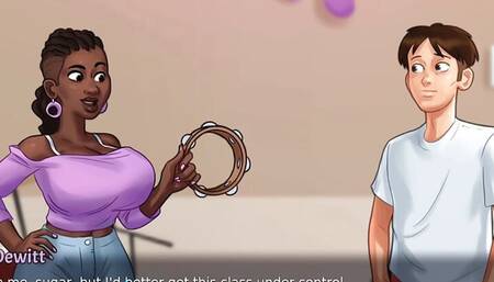 Summertime saga scenes with stepmom and teacher