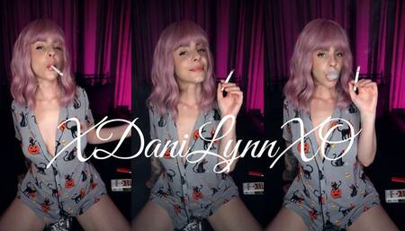 Smoking in Halloween Shirt