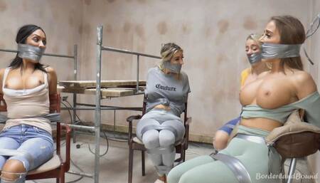 Emma, Courtney, Daisy & Brook in: The Plaster of Paris Caper: Amateur Sleuth Club Babes All Wrapped Up by Determined Desperados! (The Complete Story)