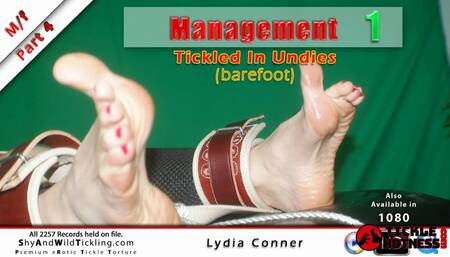 Management - Lydia Conner - Part 4: Tickled In Undies (barefoot)