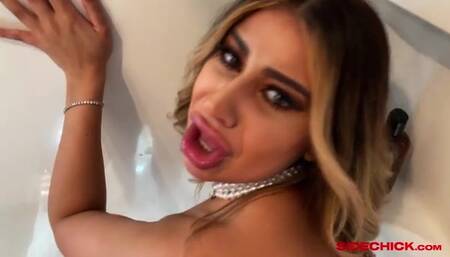 Mila Milkshake Gets Creamed In Shower