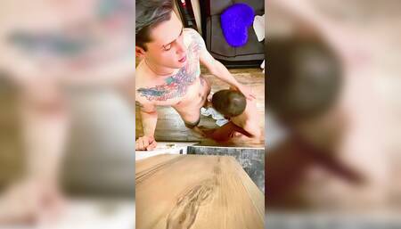 Fuck lively ass and suck nice cock