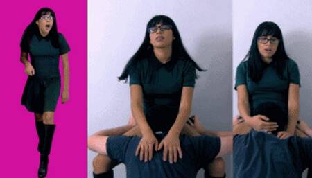 eRica catches her man jerking off and lets him eat her pussy!!