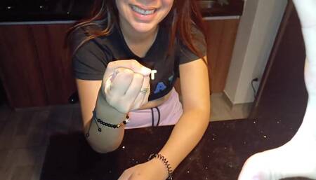 HOT GAMES WITH MY STEPMOM - my stepmom and I play AT LAST FEELING RICH THINGS