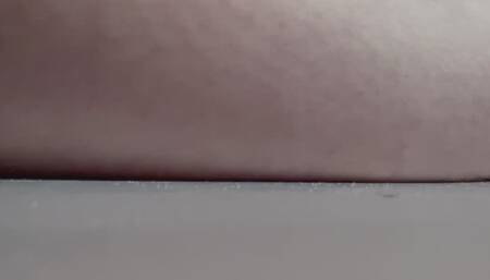 Struggling to get downstairs with my huge, heavy belly