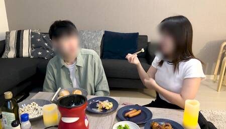 The fate of a woman who came to a man's house. Japanese hentai video. Amateur/NTR/Big tits