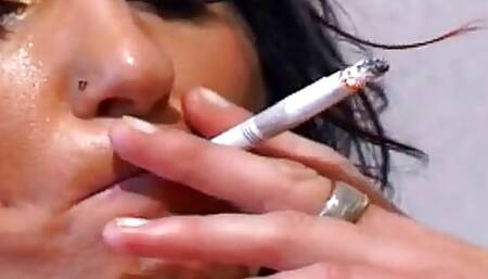 Tattooed Woman Have Intense Smoking Sex with a Experienced Man