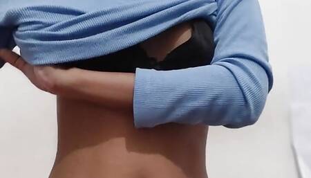 Girl alone sex under the bad