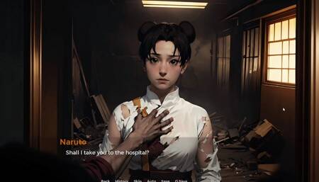 (Hentai) Naruto and Tenten practicing babymaking sex in bedroom - Hokage's Life Part 3