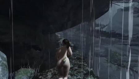 Tomb Raider (2013) Nude Mod Installed Game Play [Part 02] Porn Game