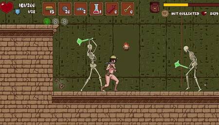 Hailey's Adventure Side Scroller Game Play [Part 03] Mini Sex Game [18+] Porn Game Play